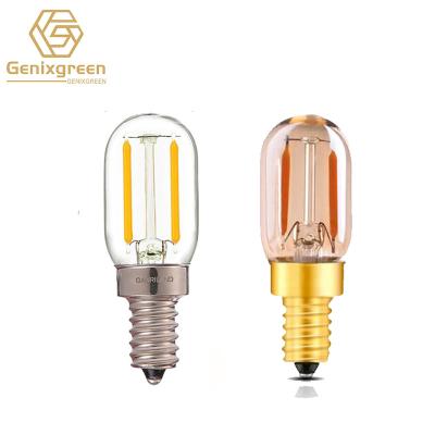 China High Efficiency T20 E12 E14 1W 2W 2700K Led Bulb Raw Material Dimmable Led Filament Bulb for sale