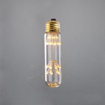 China Creative Colorful E27 220V Residential Vintage LED Bulb Filament Lamp Sky 3d Fireworks Starry Bulbs for Christmas Party Decoration for sale