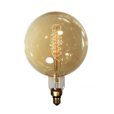 China Residential Industrial Vintage Bombillo Led Edison Filament Ceiling Round Bulbs Home Decoration 30W Fancy Globe Light Bulbs E27 for sale