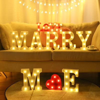 China Wedding Marry Me Letters Bulbs Led Alphabet Marquee Letters Numbers Light Lights Up Letters For Wedding Party Anniversary for sale