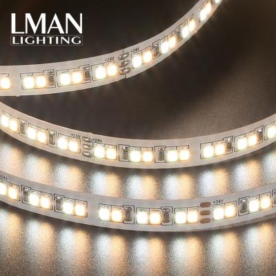 China Easy Installation Tri Color Light Hotel Decoration IP20 192leds/m Indoor DC 24v 15W SMD 2835 Led Strip High Tri Color for sale