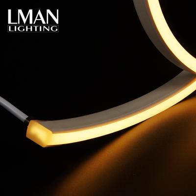 China Super Bright Outdoor Soft Light IP68 Neon Side Bend PVC Cable Belt Side Bend Waterproof 12W/m 24V SMD 2835 Flexible Led Neon for sale