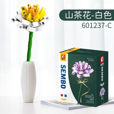 China Construction Toy Immortal Flower Bouquet Building Set Collectible Botanical Flowers Blocks Kit For Home Decoration DIY Creative Gift For Adults for sale