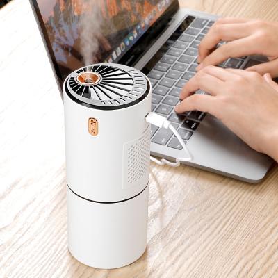 China Car Gift Small Mini Smoke Ring Humidifier Ultrasonic USB Atomizer Home Hotel Car Wholesale Air Humidifier for sale