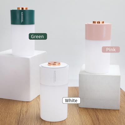 China 300ML Ultrasonic Humidifier Light Color Usb Essential Oil Diffuser Car Aroma Diffusor Anion Mist Maker Ultrasonic Mist Maker for sale