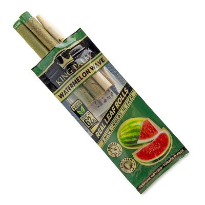 China ODM 2 Rolls OEM Recyclable Terpene Infused Squeeze Pop Roll Organic Pre Flavored Pre Rolled Cones Mini Size Cones Watermelon Wave Wraps for sale