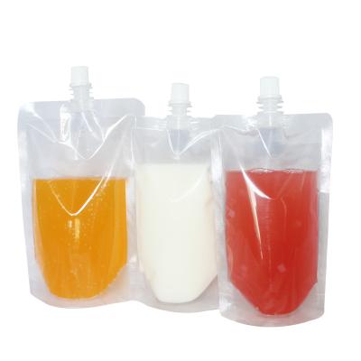 China Transparent Liquid Medicine Tea Bag Milk Soybean Pouch Spout Juice Barrier Food Grade Packing Pouch for sale