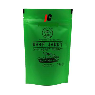 China Low MOQ 500pcs Barrier Protection Soft Packaging Beef Jerky Pouch Recyclable Pork Meat Bag for sale