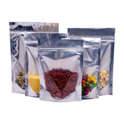 China Moisture Proof Transparent Resealable Package Bag Dried Fruit Flower Tea Plastic Food Packaging Bag for sale