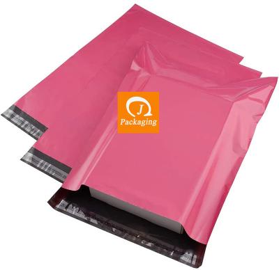 China Waterproof Custom Poly Mailers 14.5x19 100 PCS Mailing Bags Hot Pink Envelopes With Self Adhesive, Waterproof And Tearproof Mailing Bags for sale