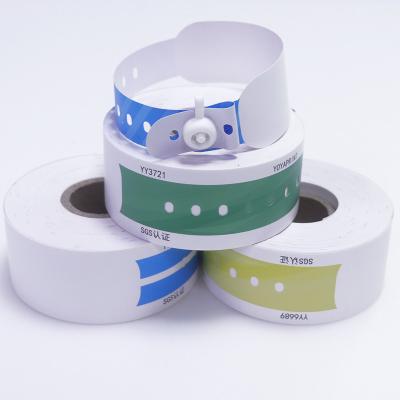 China UPC Barcode Patiënt ID Armband, Vinyl ziekenhuis Armband Te koop