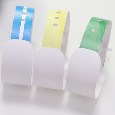 Китай Wholesale Disposable Hospital Identification Wristbands Blank Inkjet Printed Thermo-Sensitive Patient Paper Wristbands продается