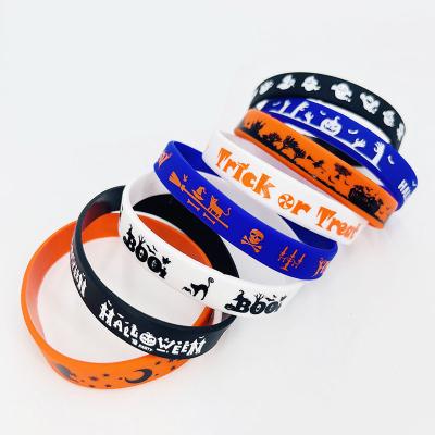 China American Style Silicone Armbanden Voor Reclame Promotieve Business Event Halloween Gift Festival Armband Te koop