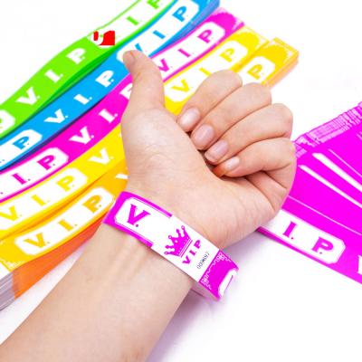 China Customized Paper Event Wristbands Patterned Paper Wristbands For Easy Event Organization for sale