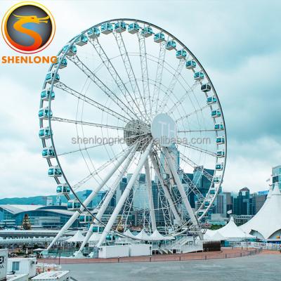 China Playground Amusement Games 20/25/30m Large Ferris Wheel Manufacturer Basket Cabin Ferris Wheel For Sale for sale