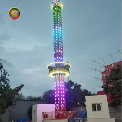 China Theme Park/Amusement Park/Playground Park Equipment Autumn Sky Drop Free Ride Rides Big Tower Drop Tower Flying Rides for sale