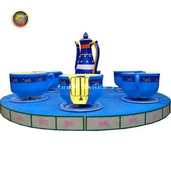 China Portable Steel (Q235B)+FRP Amusement Park Family Rides Spin Teacup Rides Popular Carnival Coffee Cup Rides for sale