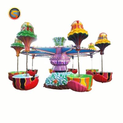 China Theme Park/Amusement Park/Playground Theme Park Family Rides 24 Seats Spin Happy Jellyfish For Sale for sale