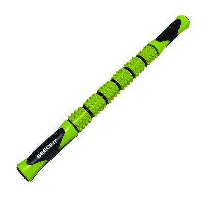 China BEBOFIT Body Pain Relief Muscle Massage Roller Plastic Hand Held Stick For Back Leg for sale