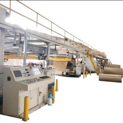 China Corrugated Cardboard Making Machine 3 Ply Corrugated Cardboard Production Line--West River Packing Machinery for sale