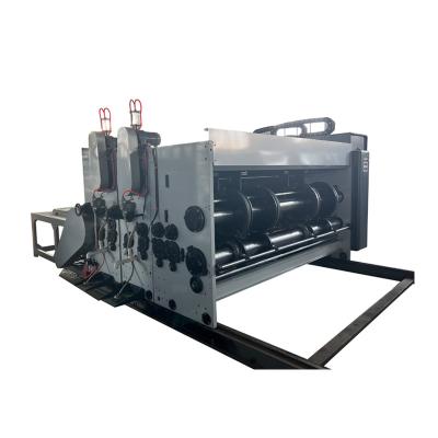 China Feede 4 Corrugated Color Draw Chain Machine Printing Carton Chain Feeding Die Cutting Machine For Paper Box Corrugated Cardboard Rotary Die Cutter for sale