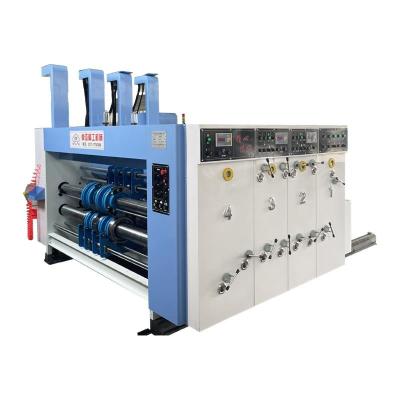 China Corrugated Cardboard Printing Slotter Machine Best Quality Flexo Stacker Multicolor Printing Slotting Rotary Die Cutting Machine High Definition Ink for sale