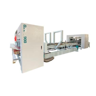 China Food Paper Cardboard Sheet Gluing Machine / Folder Gluer Machine for sale