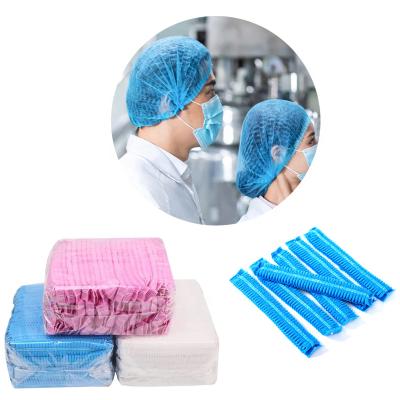 China Factory Wholesale Cheap Disposable Non-woven Disposable Shower Cap Band Cloth Hair Clip Viable Easy To Use Blow Up Caps for sale