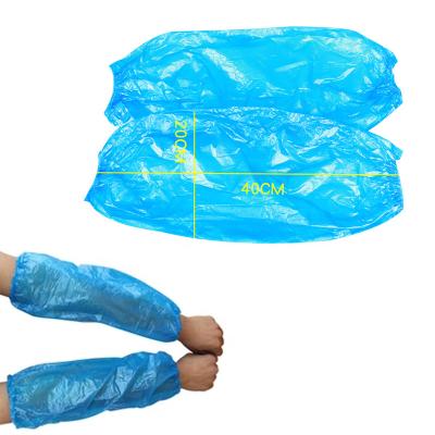 China Wholesale Household Anti Oil Industry Waterpoof Waterproof PE Disposable Sleeve Factory Waterproof Anti Fouling Sleeves for sale