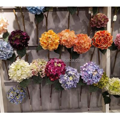 China Spring Beautiful Light Color Colorful Cloth Style Artificial Flowers For Wedding Decoration Garden Flowers for sale