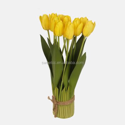 China Mini Modern Wholesale Artificial Tulip Flower Bundle For Decoration for sale