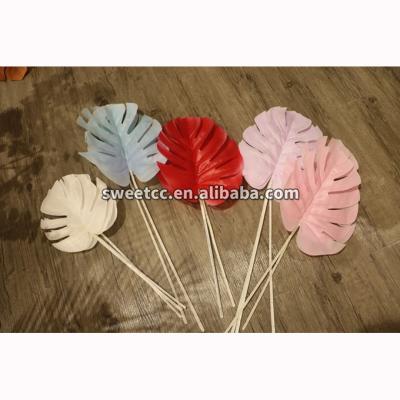 China 2020 back leaf simulation leaf wedding of beautiful colorful turtle collectively leaves for indoor decoration for sale