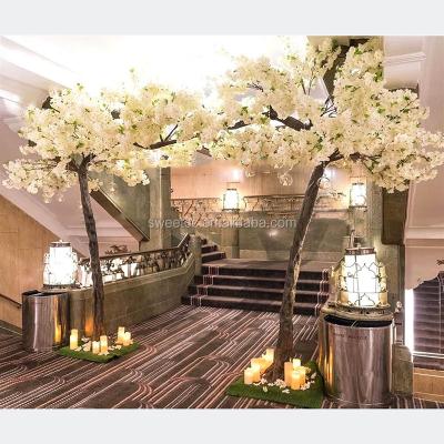 China 10ft Eco-friendly Indoor Wedding Cherry Blossoms Artificial White Cherry Blossom Tree Arches For Sale for sale