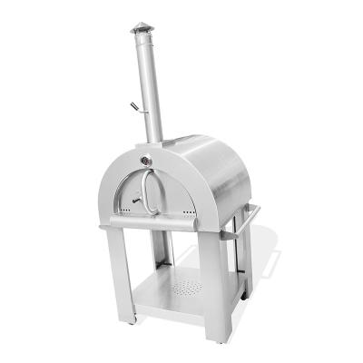 China Portable Garden Using Wood Fired Stainless Steel Pizza Oven for sale