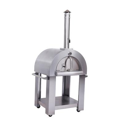 China Large Oven Outdoor Backyard Wood Fired Portable Original Factory Stainless Steel Pizza Ovens for sale