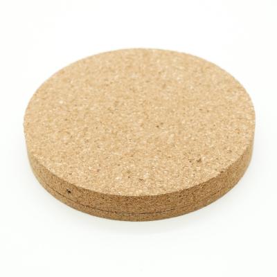 China Mobile Phone Round shape cork wireless charger. for sale