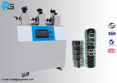 中国 IEC60320-1 断断容量と正常動作の試験のための機器のコップラー耐久性試験装置 販売のため