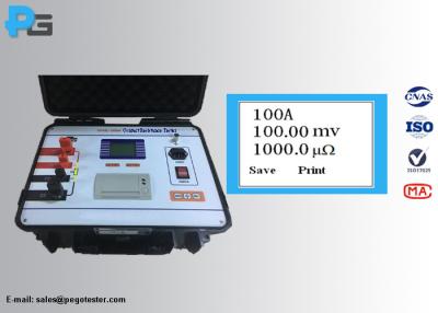 Cina CC corrente 100A/200A/400A/600A di misura dell'apparecchiatura di collaudo del trasformatore del tester di resistenza di ciclo IEC62271 in vendita