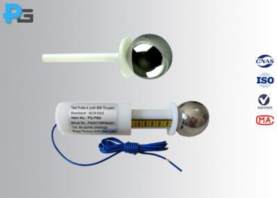 China 50mm Test Sphere Long Test Probes IEC60529 1 Year Warranty For IP1 Code Test for sale