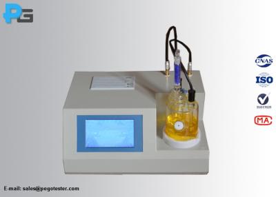 중국 전기량 분석에 기름 수분 함유량 변압기 기름 시험 장비 기초 - 카를 Fischer 방법 판매용
