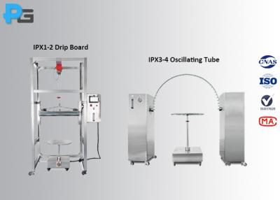 China Equipamento de teste impermeável da proteção do ingresso do IP para testes de IPX1 IPX2 IPX3 IPX4 IPX5 IPX6 à venda