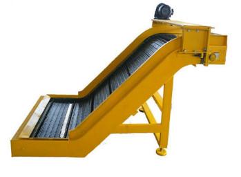 China Kohlenstoffstahl asphaltieren Chip Conveyor High Efficiency 1.2-1.4M/Min Low Noise zu verkaufen