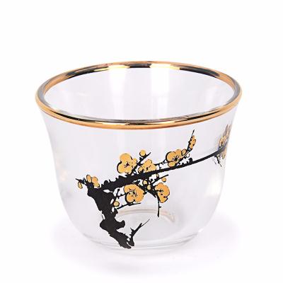 China Taza de café árabe turco hecha a mano Conjunto de 65ml Capacidad 2.4 pulgadas en venta