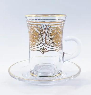 China 105 ml Arabische Teetasse Handmalerei Glas Türkischer Teetasse zu verkaufen