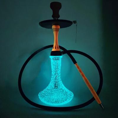 China Aluminium-Arabische Wasserpfeife mit runder Basis Arabische Shisha Rauchen Modern zu verkaufen