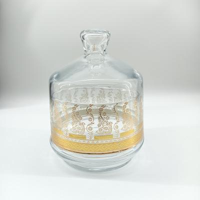 China Casa Cristales de cristal transparente Dulce Cuencos 11.8cm de profundidad Elegante Exquisita mirada en venta