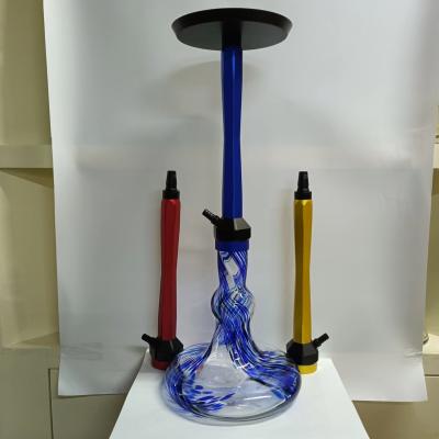 China Muti-Color Big Handmade Glass Bottle Hukka Chicha Tall Big Shisha Hookah With Accessories For Smoking for sale