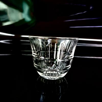 China Middle East 2025Style Transparent Glass Coffee Tea Drinking Sets High Quality for sale