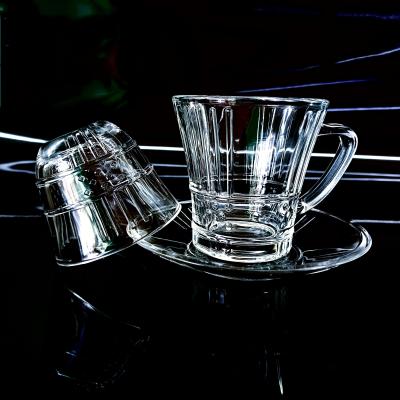 Κίνα Clear Glass Tea Cup Sets Turkish Tea Cup and Cawa Cup Accept Customized Logo Package Can Make Different Combination προς πώληση