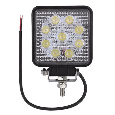 China factory supplied top quality car light accessories 27w led work light for trucks automobiles tractors with long using life AOT-A-001 for sale